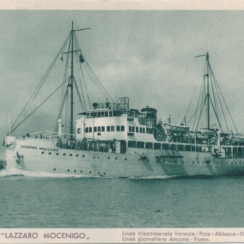AK vom Lazzaro Mocenigo Dampfer Ansichtskarte (18172)