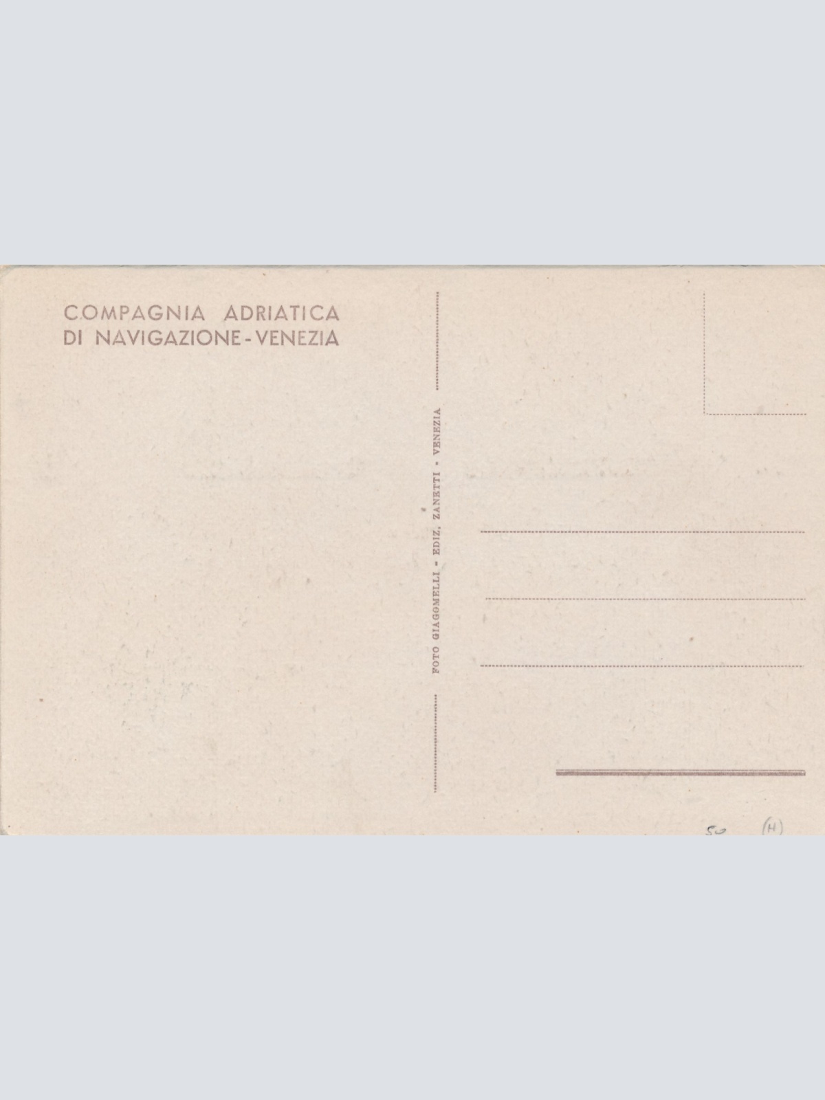 AK vom Lazzaro Mocenigo Dampfer Ansichtskarte (18172)