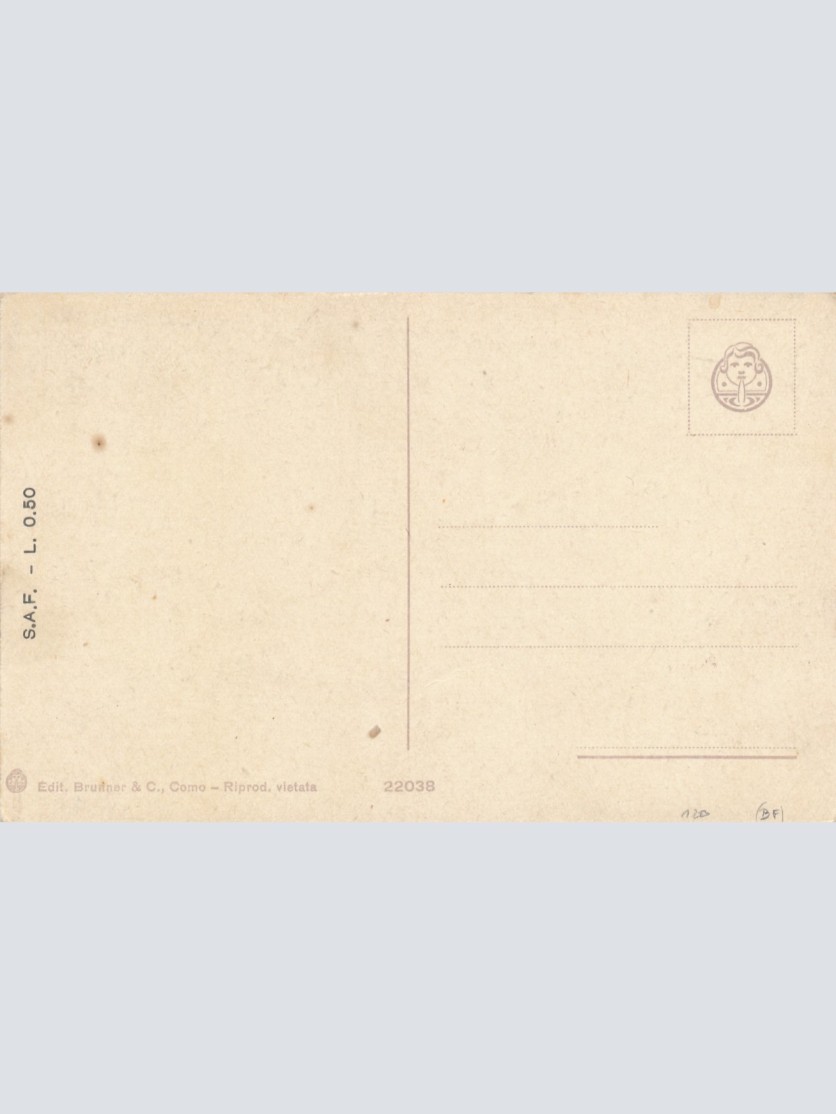 AK vom Dampfer VGenova Partenza del piroscafo Ansichtskarte (18169)