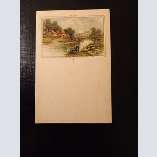 Mann Mit Boot Am Fluss 40222 Gr