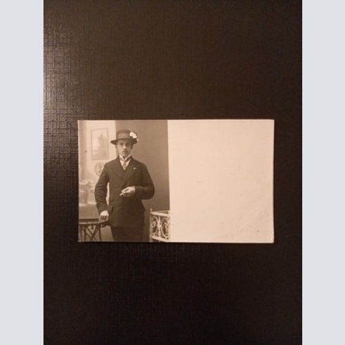 Mann Mit Anzug Hut Zigarette 410780 Gr