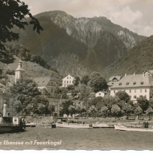 AK aus Ebensee Landungsplatz Oberösterreich Ansichtskarte (18262)