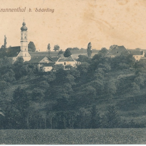 AK gruss aus Brunnenthal bei Schärding Oberösterreich Ansichtskarte (18270)