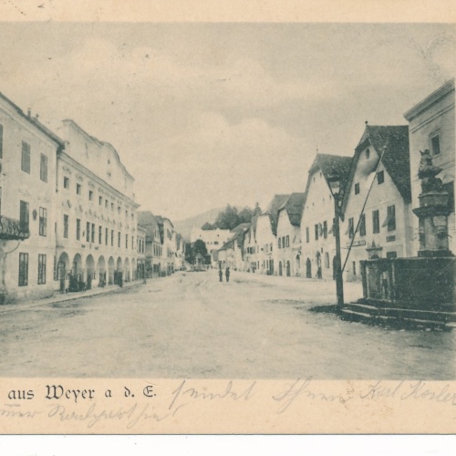 AK gruss aus Weyer an der Enns Oberösterreich Ansichtskarte (18296)