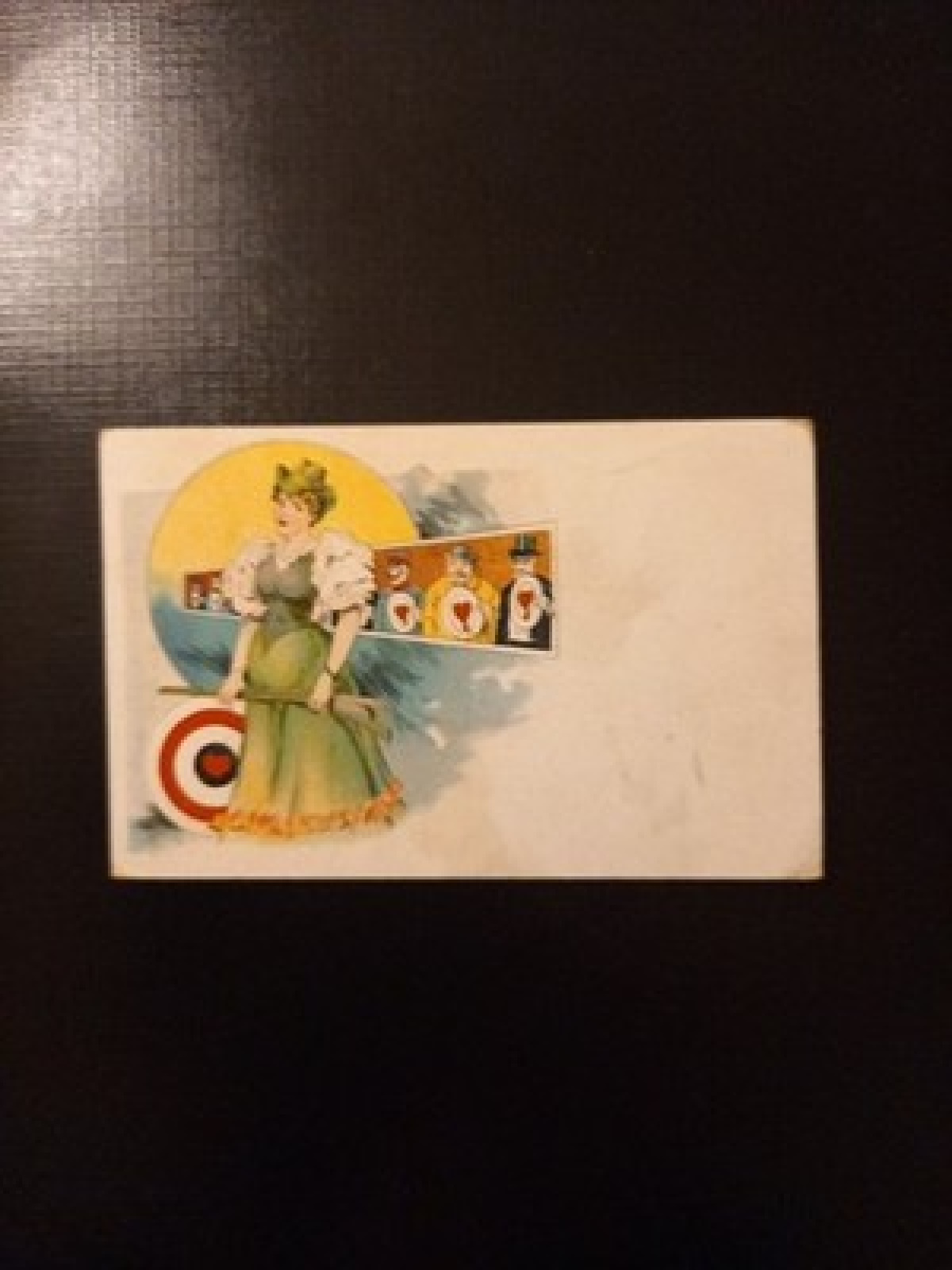 Ottmar Zieher  Litho Karte Schützin Schützen AB0040 Gr