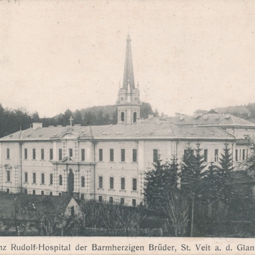 AK aus St. Veit Kronzprinz Rudolf Hospital Kärnten Ansichtskarte (18209)