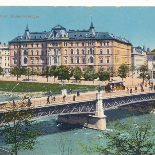 AK aus Graz Justizplatz Steiermark Ansichtskarte (18341)