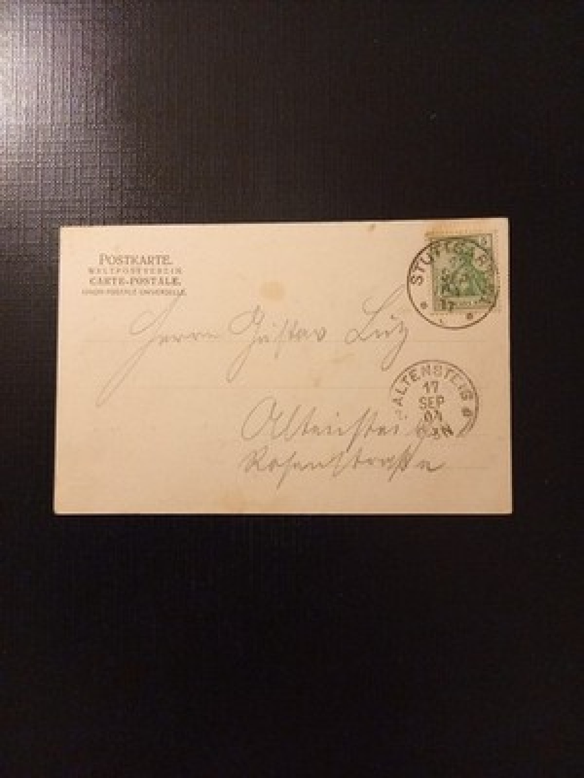 Stuttgart Schloßplatz Mit Altem Schloss Gr