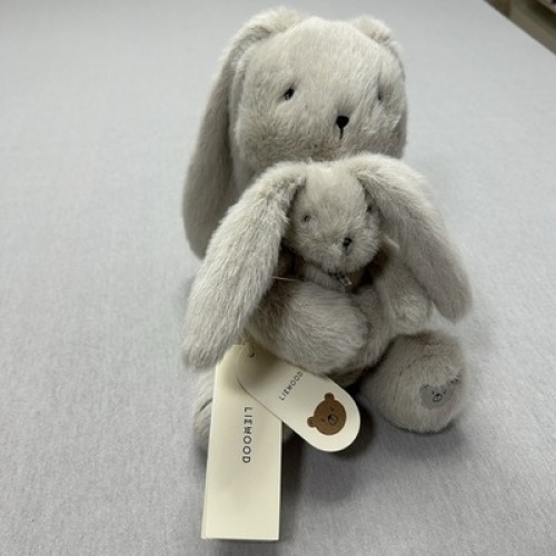 Liewood Berto Mommy & Me Rabbit Teddy NEU Kuschelhase 35cm Grau Osterhase