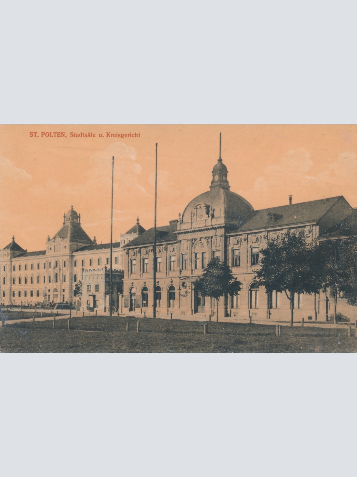 AK aus St . Pölten Kriegsgericht Niederösterreich Ansichtskarte (18371)