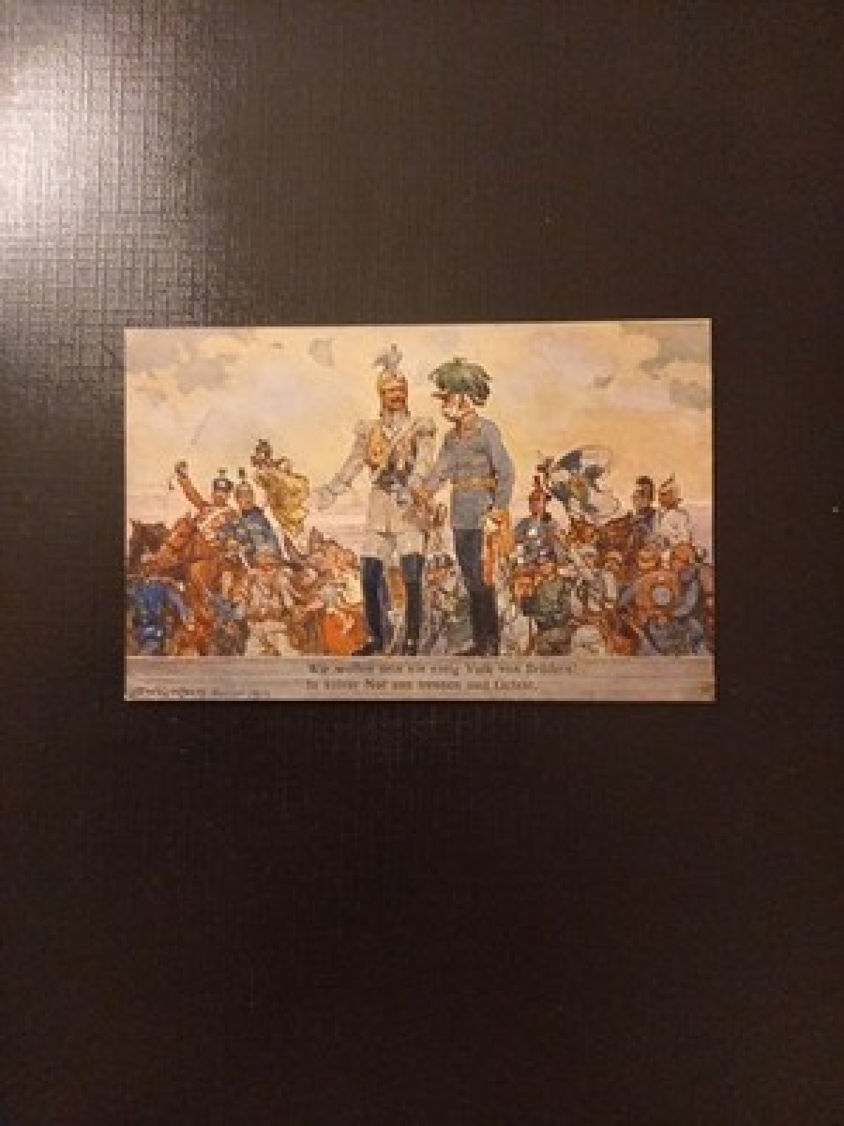 Kasier Franz Josef Kaiser Wilhelm Wir wollen uns einig sein Ludwig Koch 50378 Gr