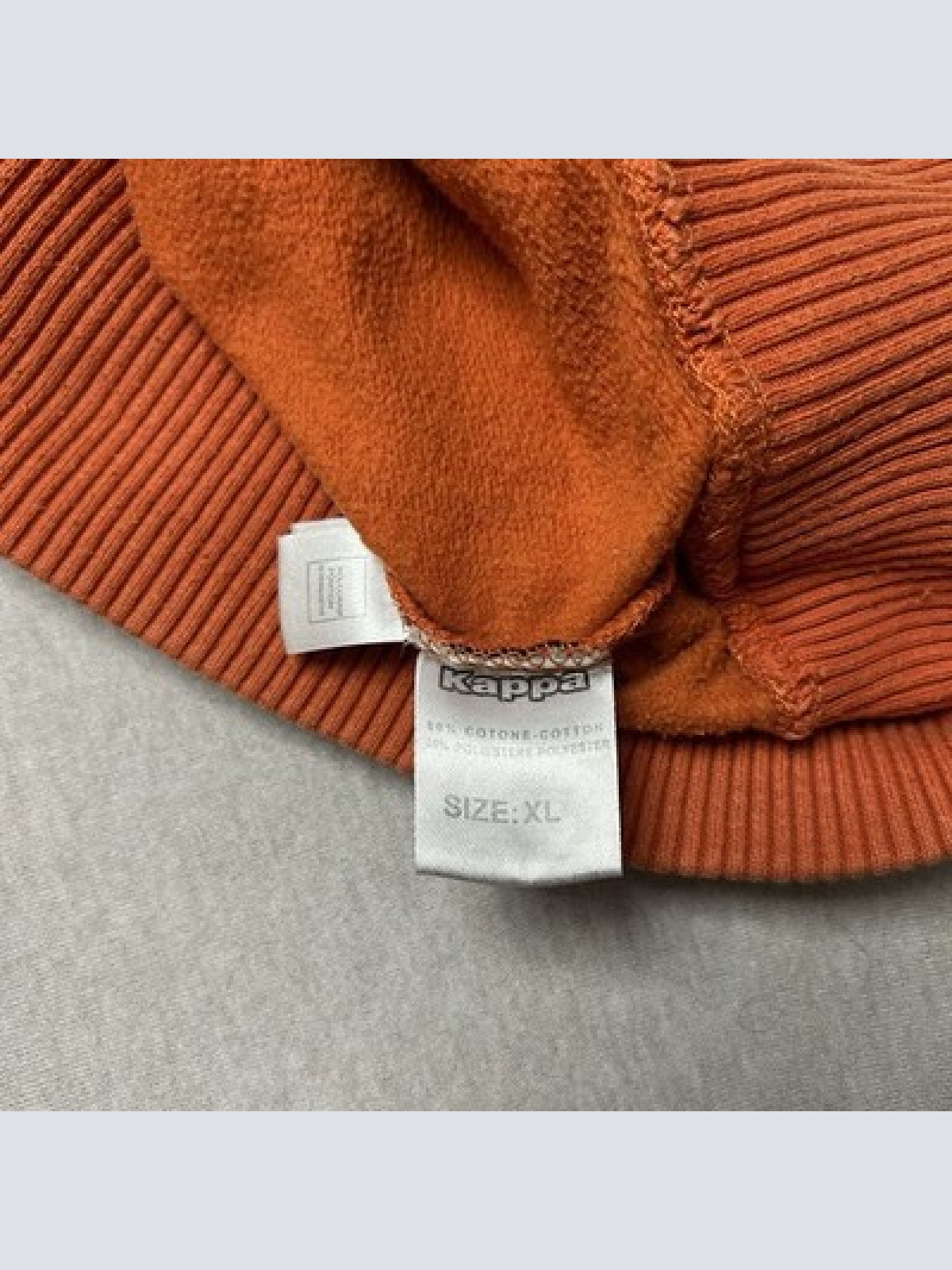 Vintage KAPPA Sweatshirt XL Orange - 90er/Y2K - Crewneck Retro Sport Logo