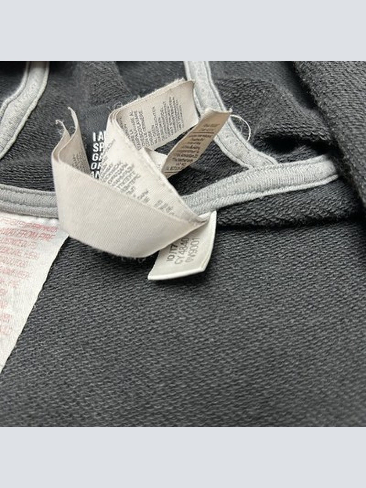 Adidas Full-Zip Hoodie Colorblock Design Schwarz & Grau Herren/Junior Größe 176