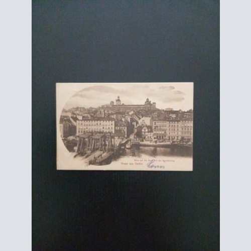 Stettin Polen Baumbrücke Gr