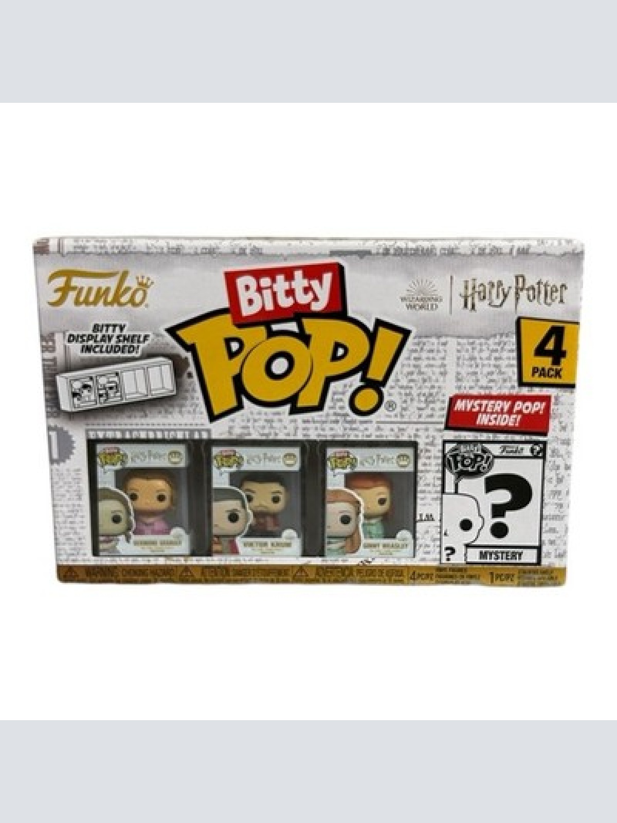 Funko Bitty POP! Harry Potter 4er-Pack – Hermine, Viktor Krum, Ginny + Mystery