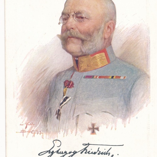 AK Militaria von Erzherzog Fireidrich Ansichtskarte (18457)