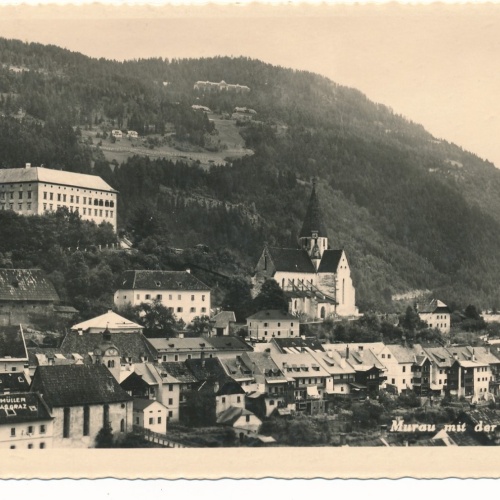 AK aus Murau mit der Stolzalpe Steiermark Ansichtskarte (18534)