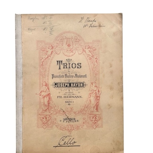 Notenheft Haydn Trios für Piano, Violine und Violoneell Joseph Haydn Haydn, Jose