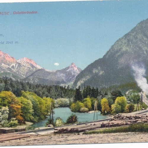 AK aus Gesäuse Gstatterboden Steiermark Ansichtskarte (18556)