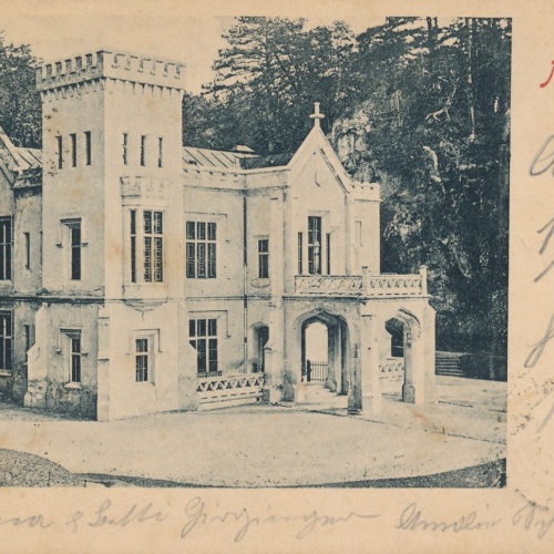 AK vom Schloss Merkenstein Niederösterreich Ansichtskarte (18576)
