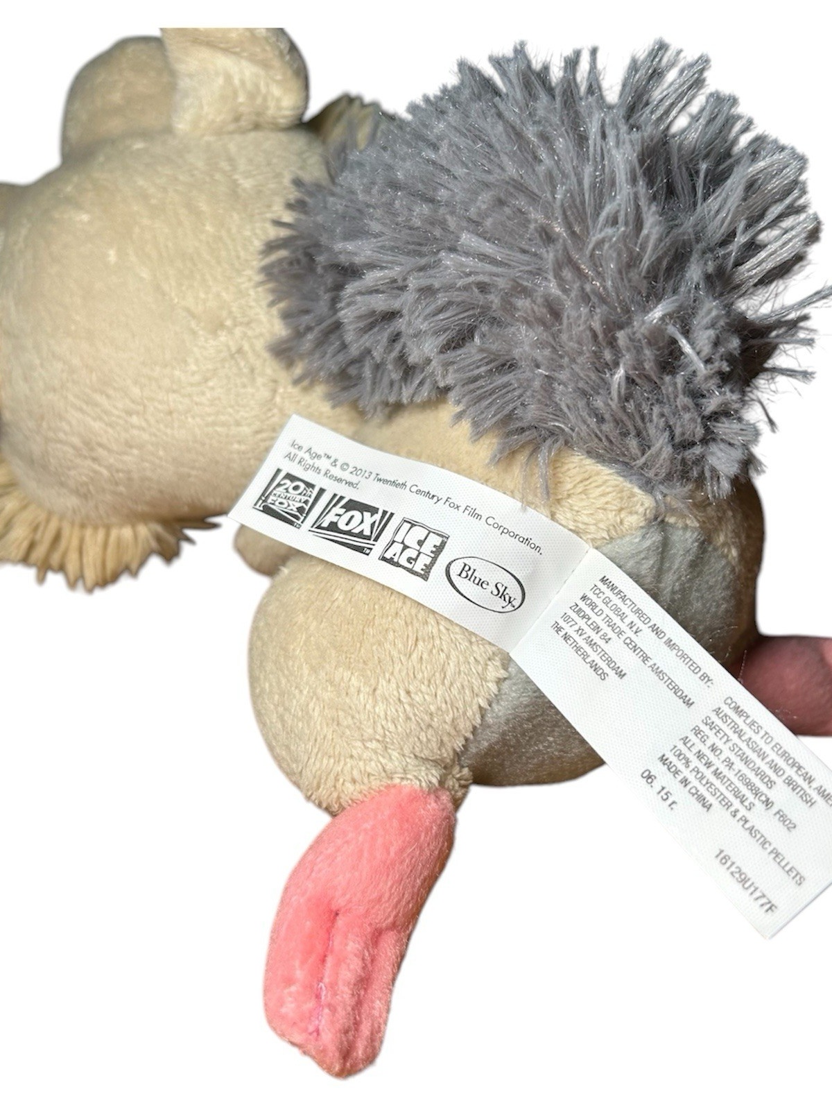 Vintage Ice Age Plüschfigur Scrat 20cm Original 20th Century Fox Merch 2013