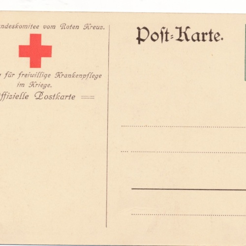 5 Pfenig Ganzsachen  Karte Rot Kreuz König Ludwig V Bayern Ansichtskarte (18620)