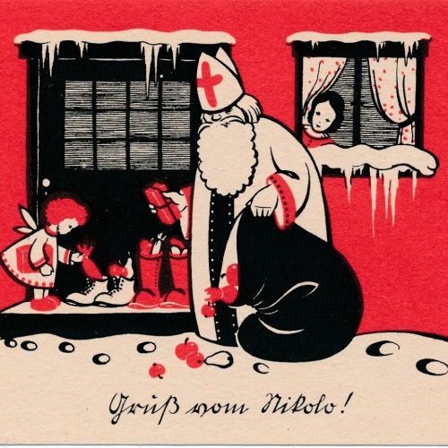 AK gruß vom Nikolo - Kikolaus Ansichtskarte (18624)