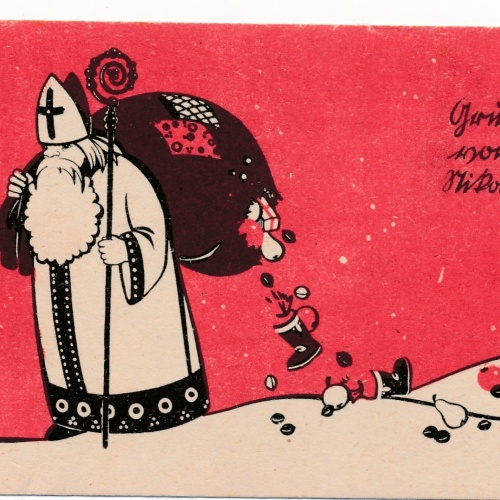 AK gruß vom Nikolo - Kikolaus Ansichtskarte (18626)