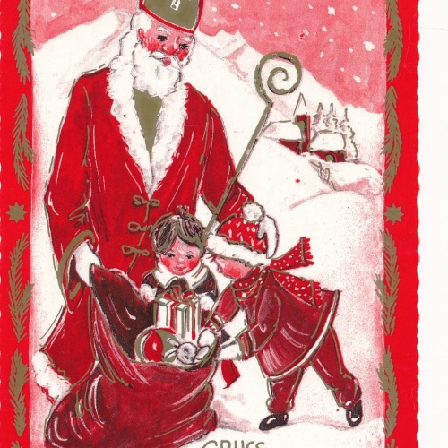 AK gruß vom Nikolo - Kikolaus Ansichtskarte (18627)