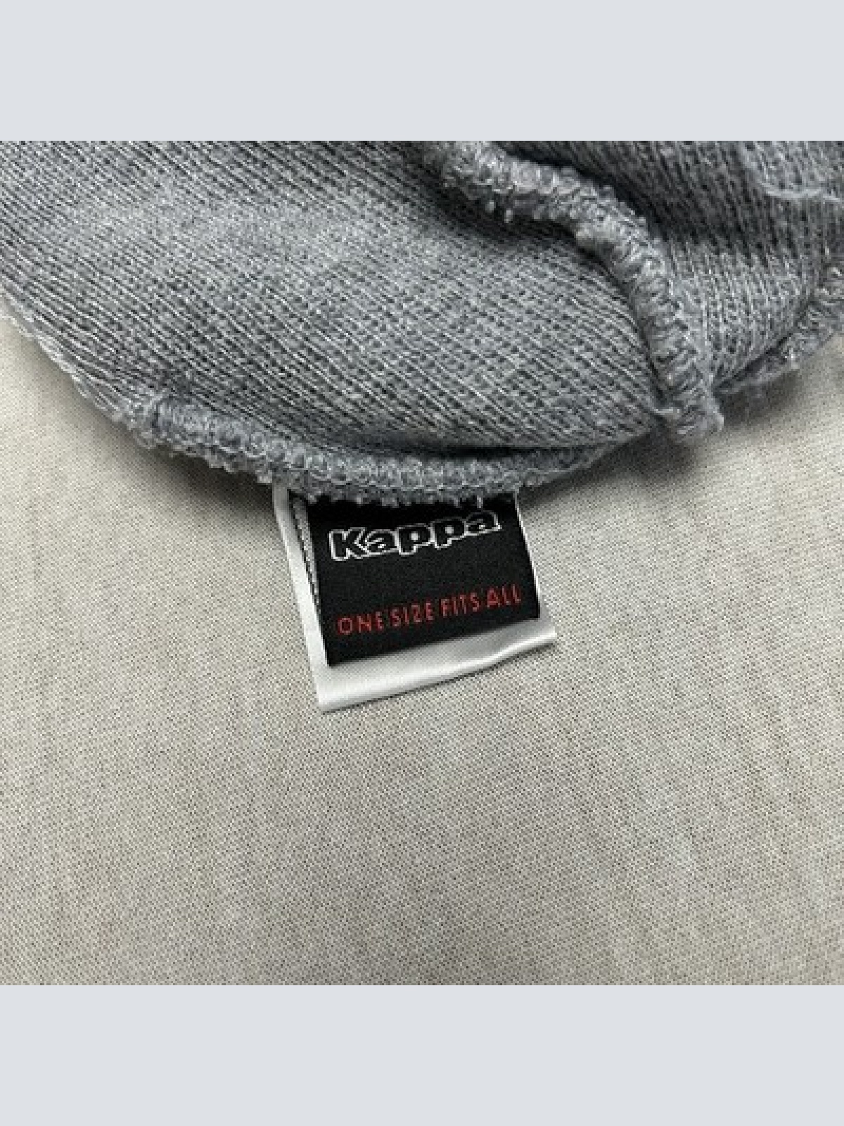 Kappa Strickmütze Beanie Grau Klassisches Design gesticktes Logo Onesize Unisex