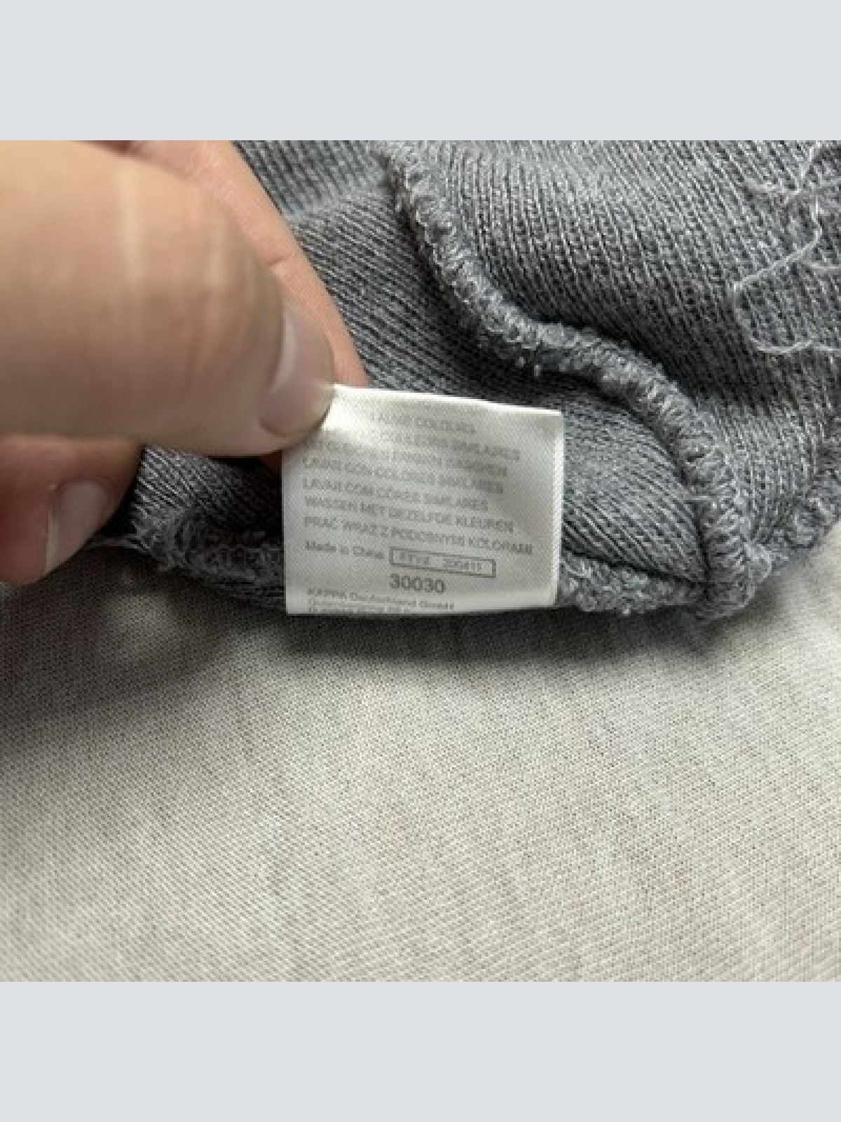 Kappa Strickmütze Beanie Grau Klassisches Design gesticktes Logo Onesize Unisex