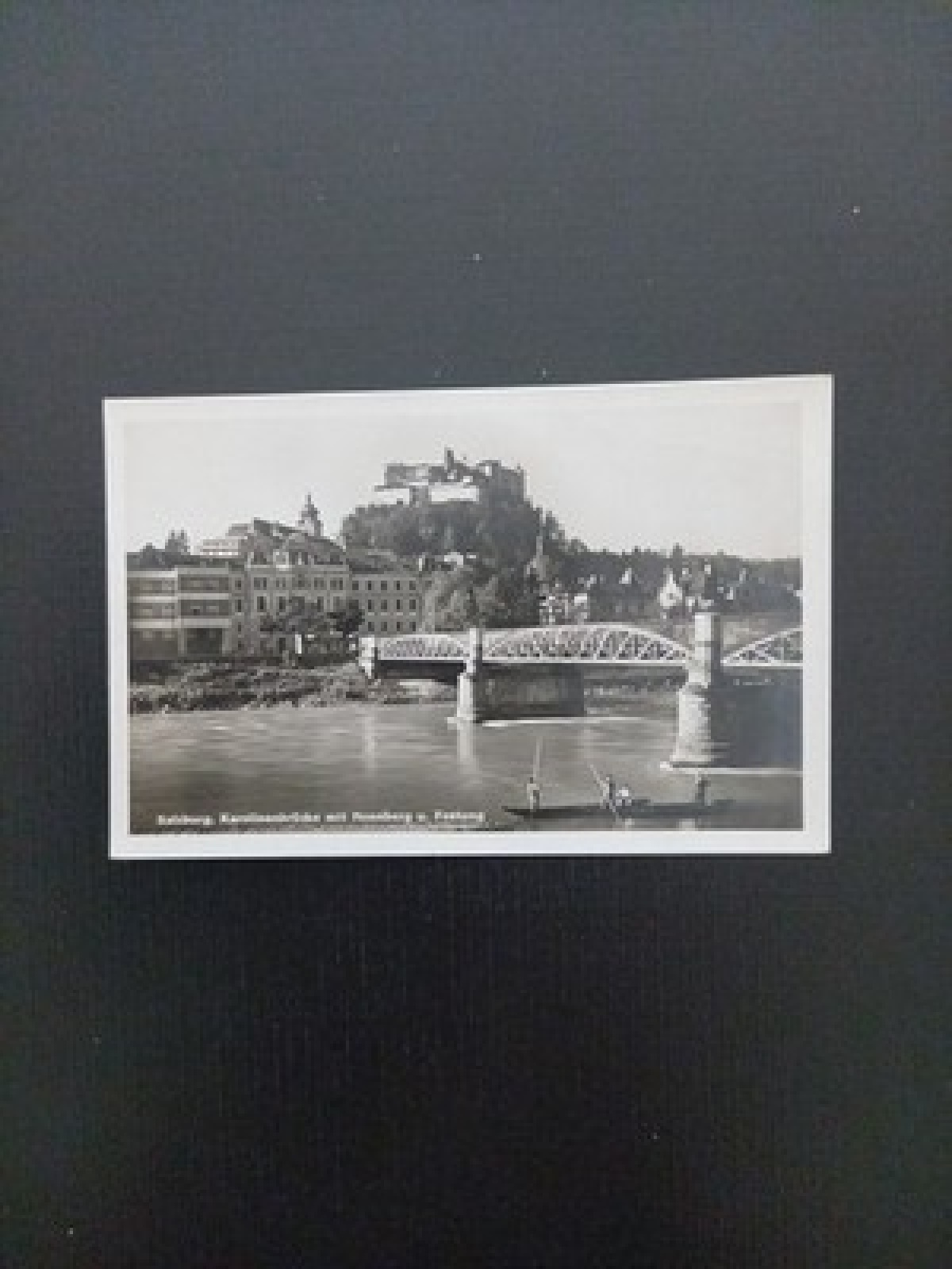 Salzburg Karolinenbrücke Mit Nonnberg Festung 5621 Gr
