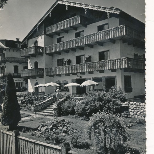 AK aus St. Wolfgang Hotel Pension Tirol Oberösterreich Ansichtskarte (18649)