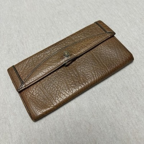 Vintage ROGNER Geldbörse – Echtleder Braun – Genarbtes Leder – Rarität