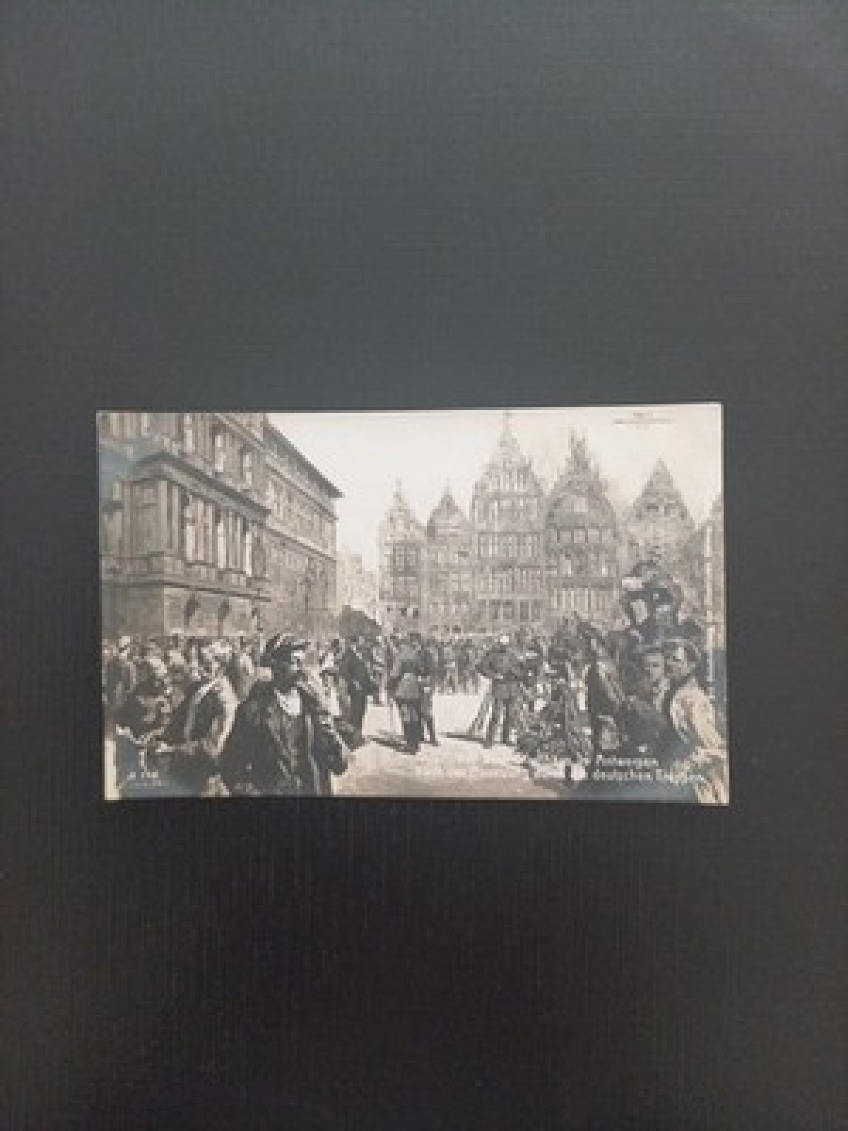 Antwerpen Belgien Deutsche Truppen Gr