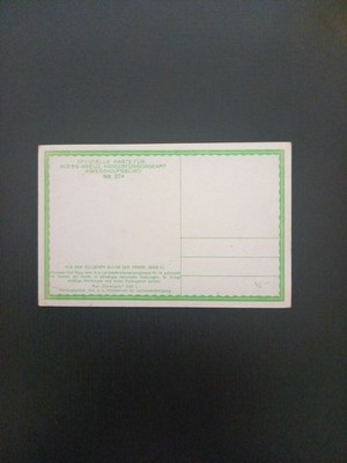 Kriegskarte Gefalle Soldaten Gr