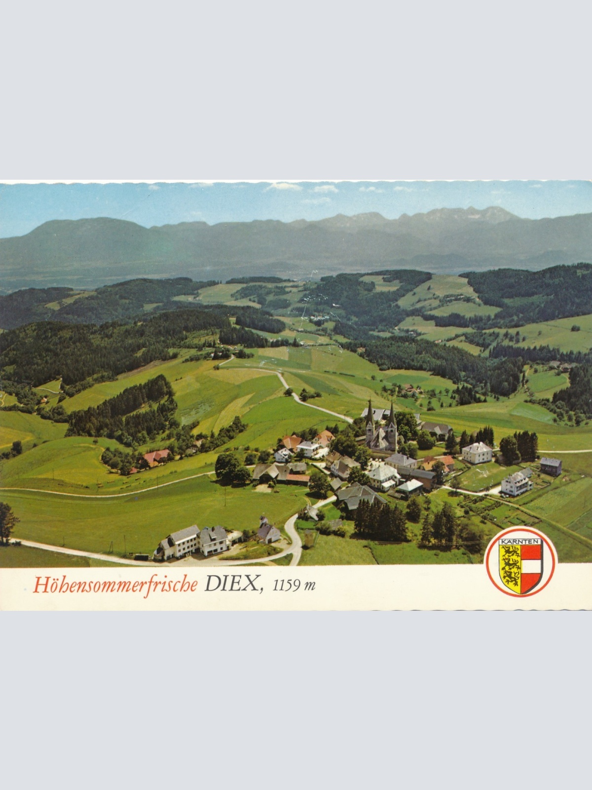 AK aus Diex Luftbild Kärnten Ansichtskarte (18698)