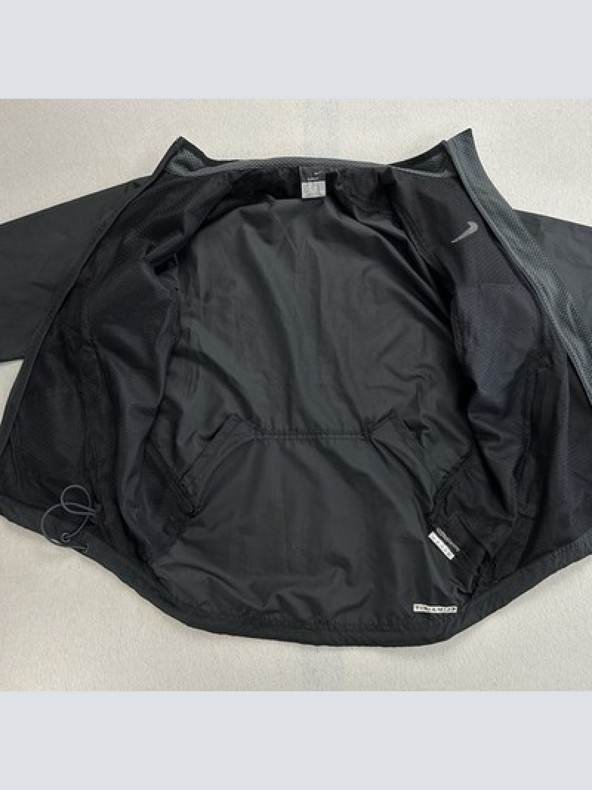 Nike x Swatch Vintage Windbreaker Trainingsjacke Clima-Fit Größe S Schwarz