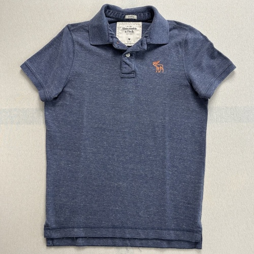 Abercrombie & Fitch New York Muscle Poloshirt Größe M Blau