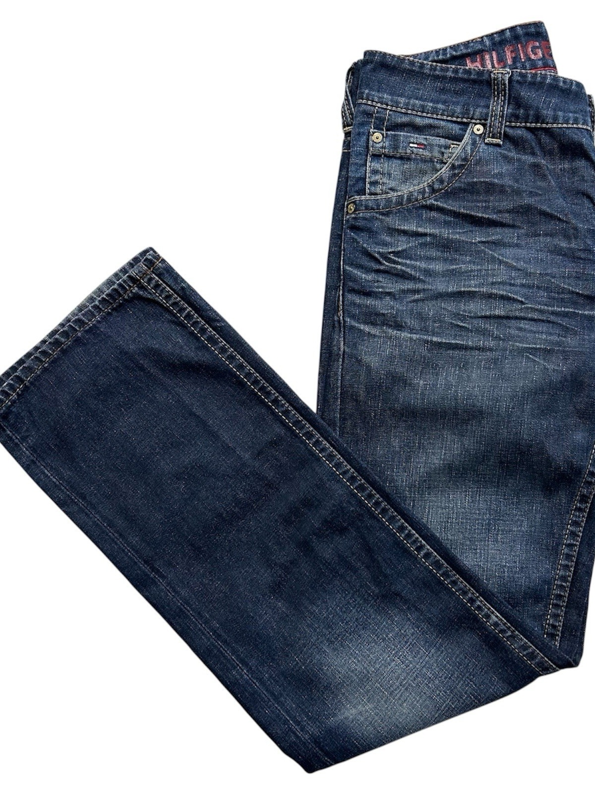 Tommy Hilfiger Denim Straight Jeans | Größe W32 L32 DE48 | Blau | Sehr gut