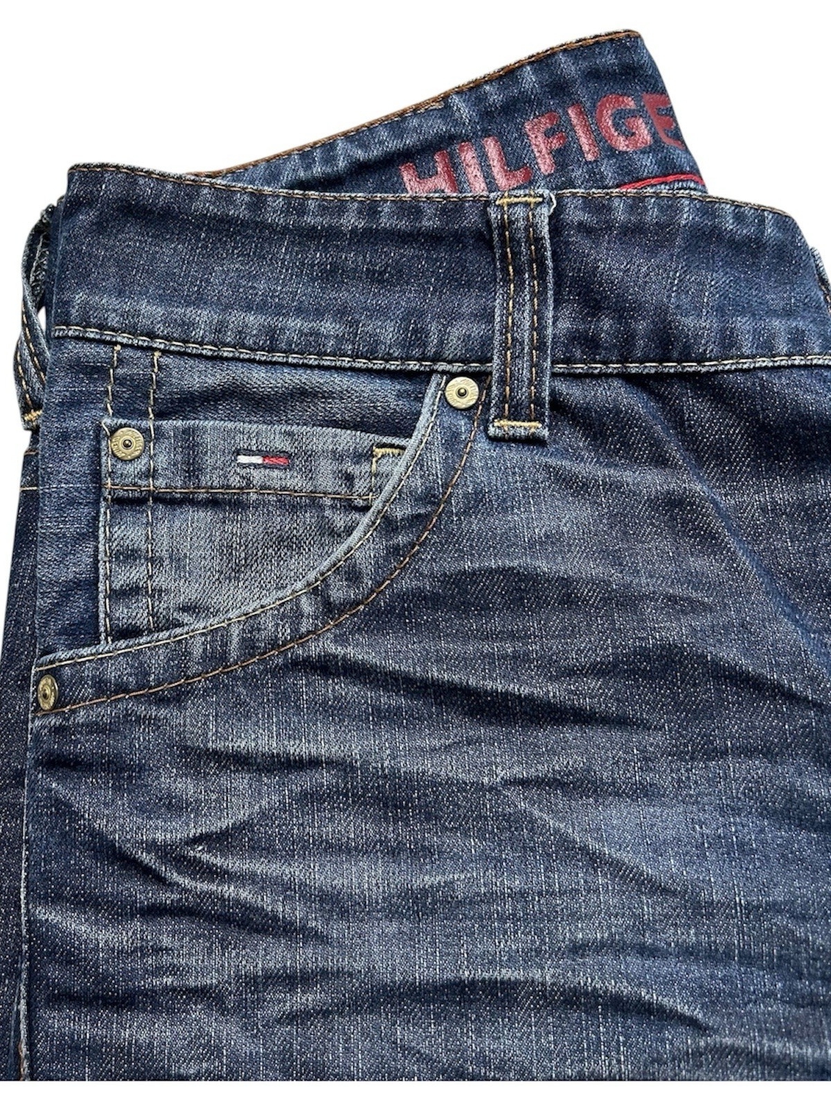Tommy Hilfiger Denim Straight Jeans | Größe W32 L32 DE48 | Blau | Sehr gut