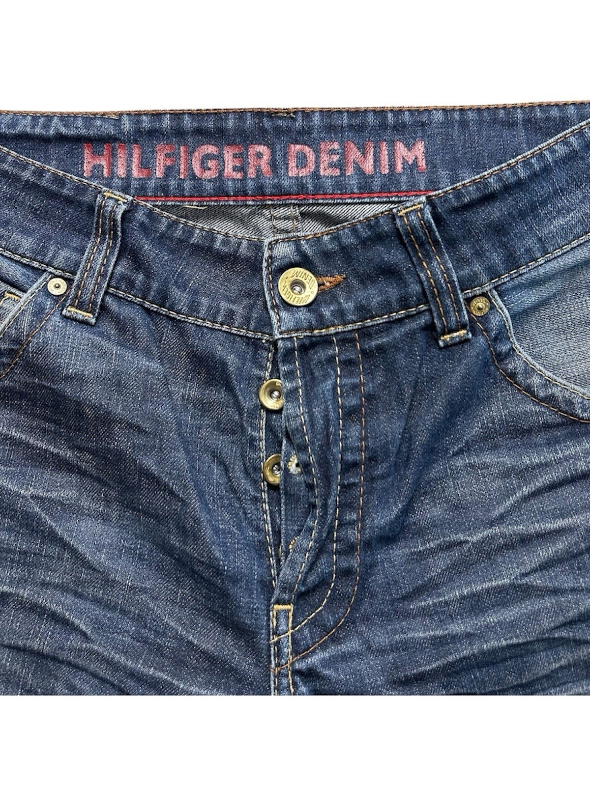 Tommy Hilfiger Denim Straight Jeans | Größe W32 L32 DE48 | Blau | Sehr gut