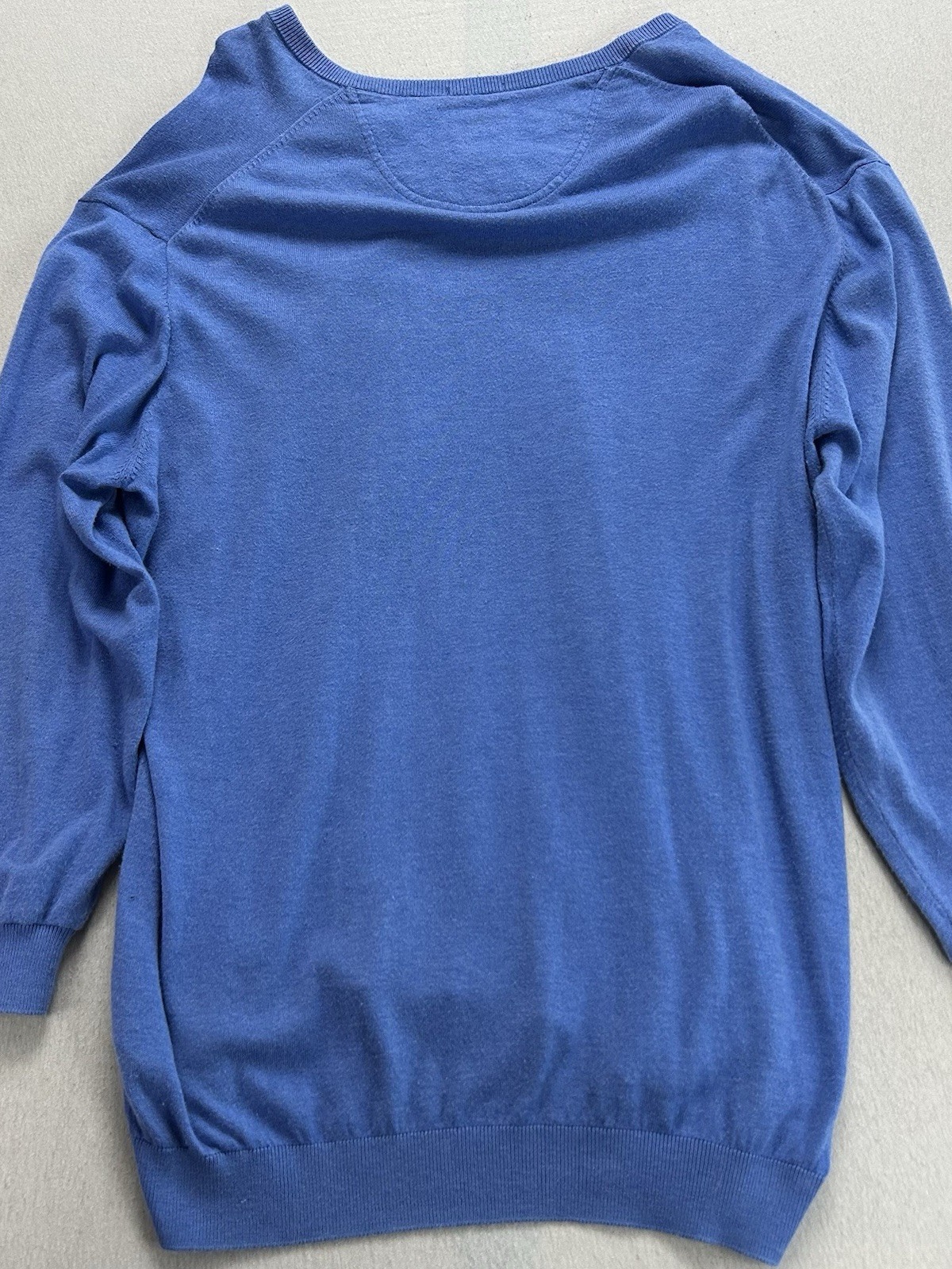 Pierre Cardin Paris Pullover Herren | Größe 3XL | Blau | Feinstrick | Maße Fotos