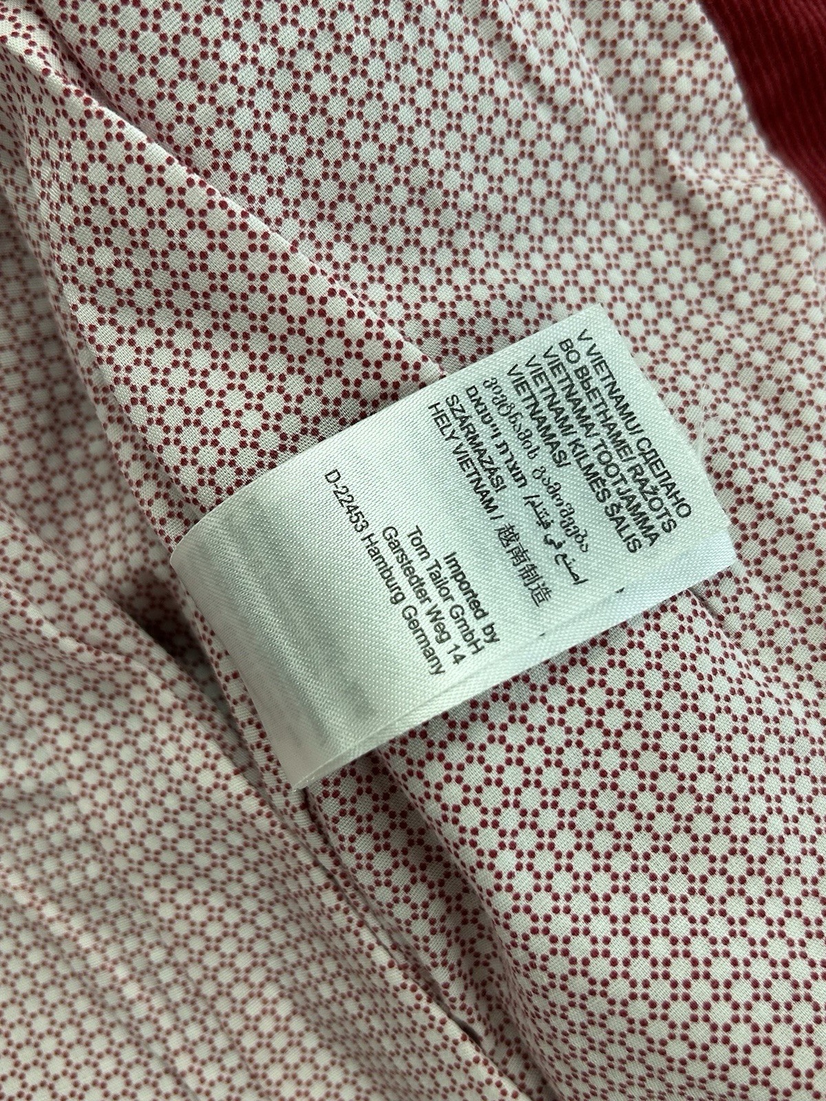 Tom Tailor Damen Blazer Größe 34 Casual Vintage Rot Knöpfe Maße auf den Fotos