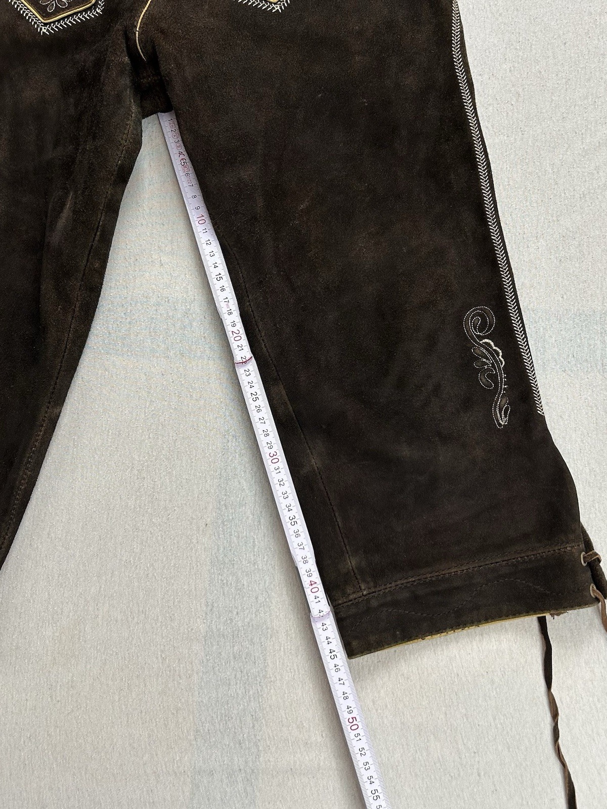 Kurze Lederhose Wild&Wald Qualitätsbekleidung Größe 48 100% Leder Tracht