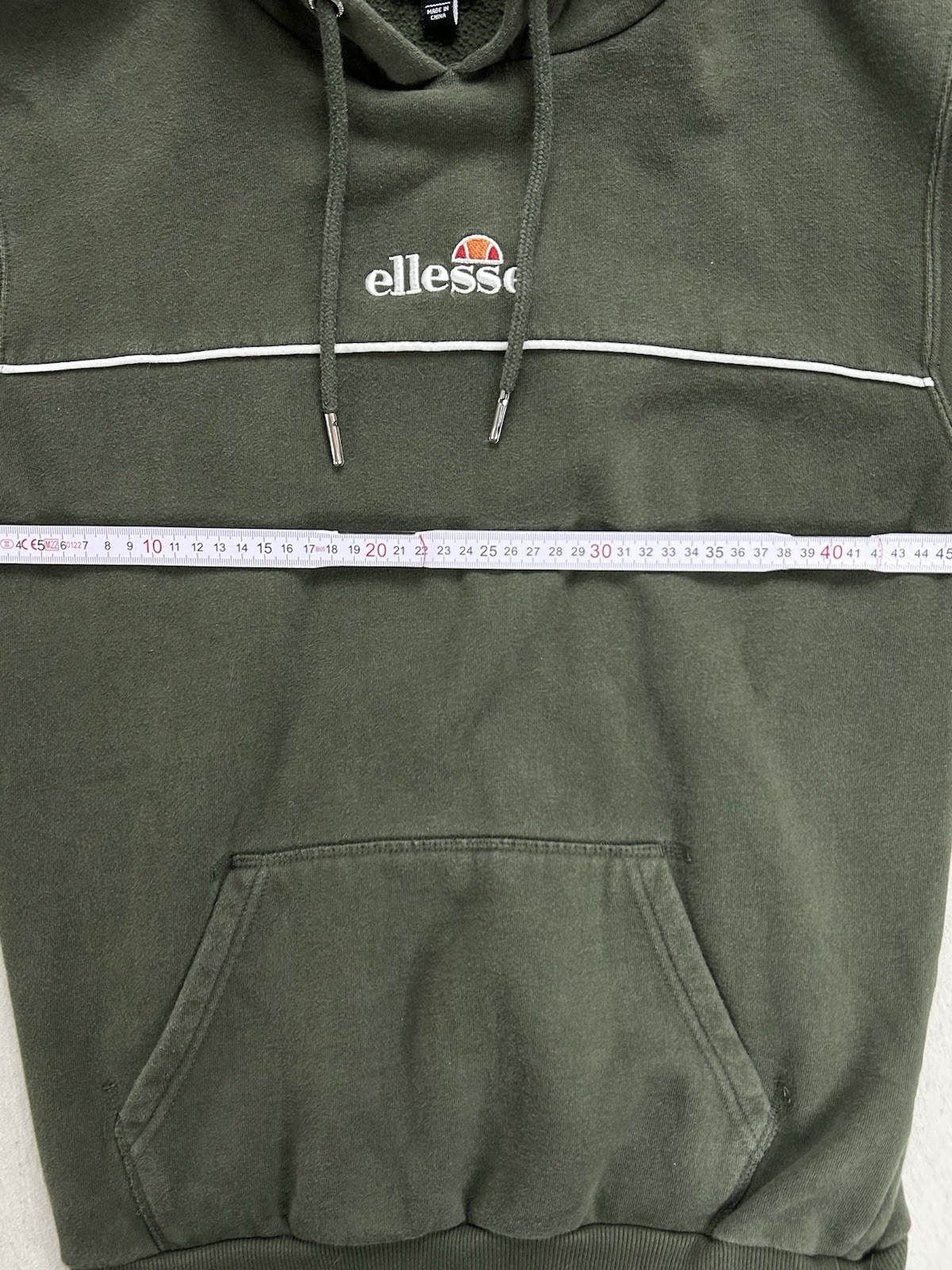 Ellesse Hoodie Damen Größe XS Olivgrün Maße auf den Fotos