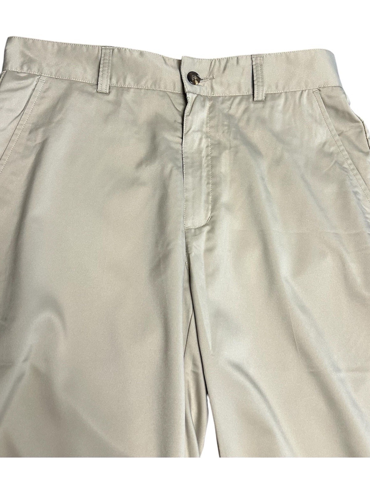 Adidas Golf Hose Herren | Größe W34 L34 | Khaki / Beige | Climalite | Sporthose