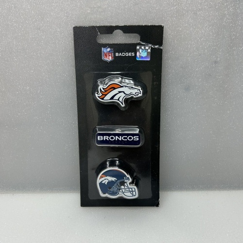 Denver Broncos NFL Pin Badges | Offizielles NFL Merch | NEU! 3 teiliges Set
