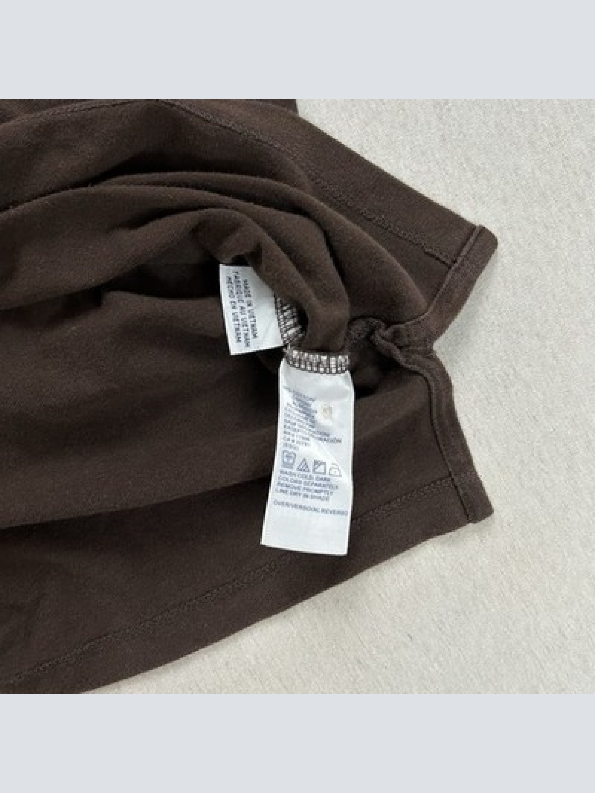 Tommy Hilfiger Polo Damen 3/4 Ärmel | Größe XXL | Braun | Maße auf den Fotos