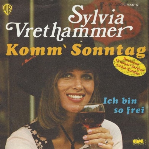 Sylvia Vrethammar - Komm' Sonntag (7", Single)